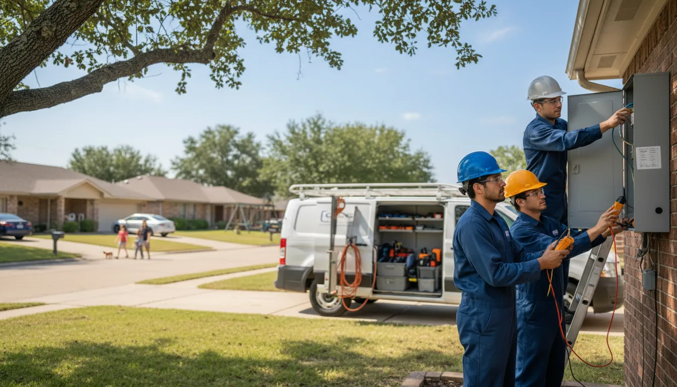 Certified electrician providing emergency electrical services in Gravelly, AR